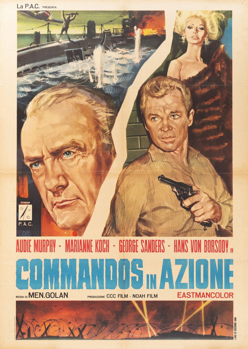 Commandos in azione - Manifesto 1