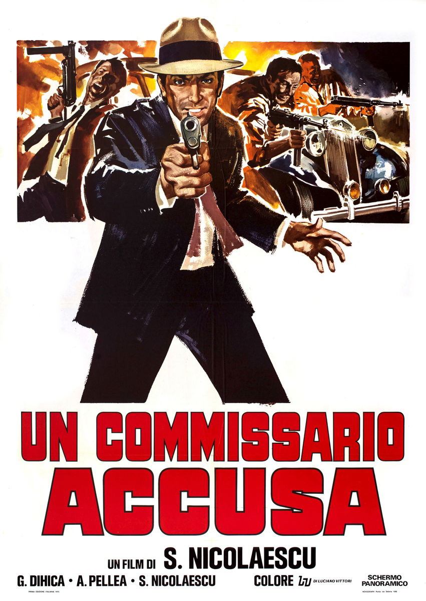 Un commissario accusa - Manifesto 1