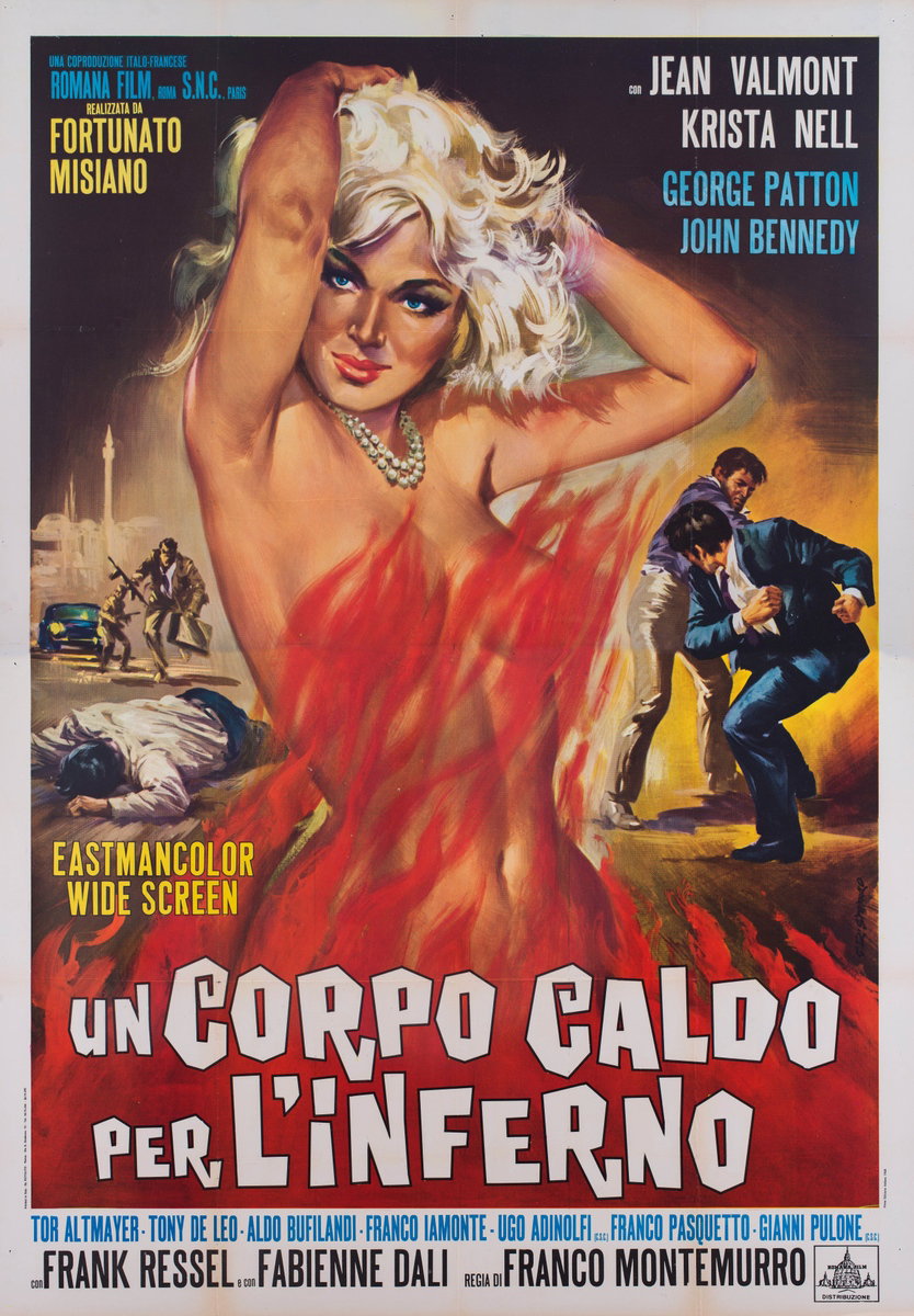 Un corpo caldo per l'inferno - Manifesto 2