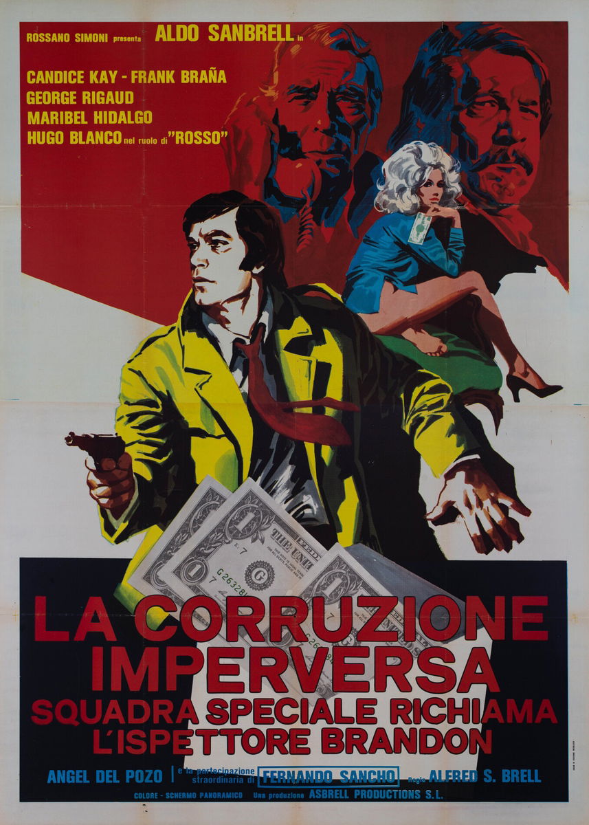 La corruzione imperversa: squadra speciale richiama l'ispettore Brandon - Manifesto 1