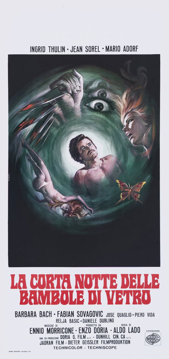La corta notte delle bambole di vetro - Locandina 1