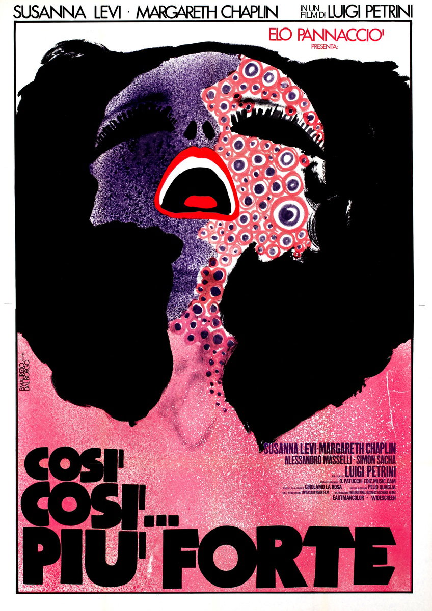 Manifesto 2 per il film Così, così... più forte (1970)