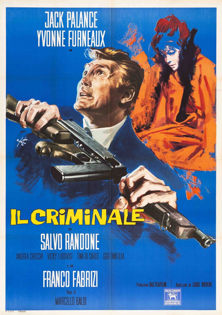 Il criminale - Manifesto 1
