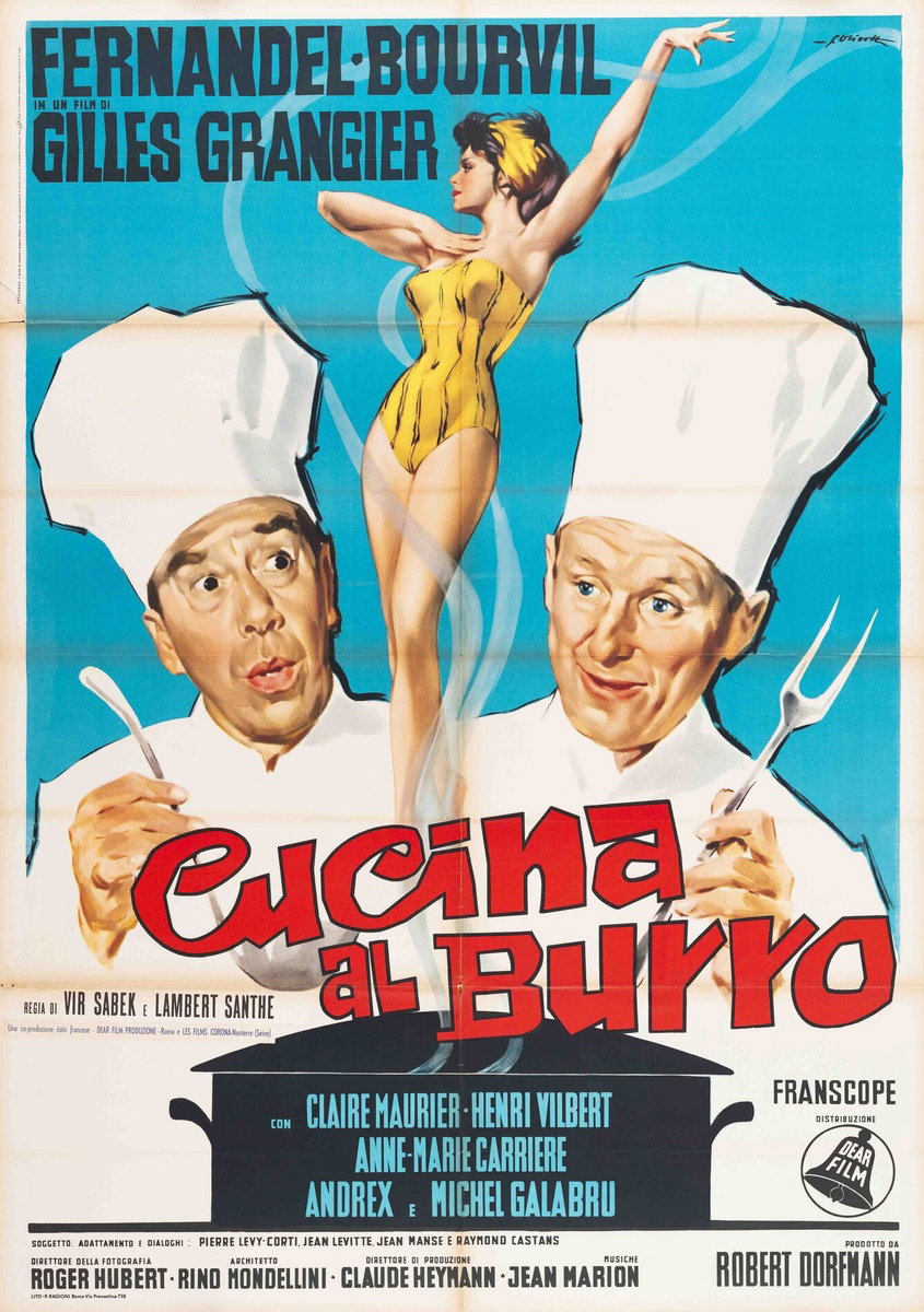 Poster 2 for the film My Wife's Husband (1963), painted by Giorgio Olivetti
