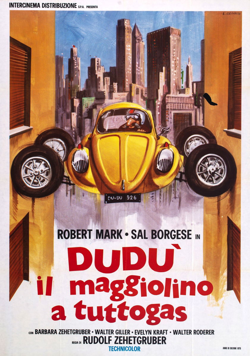 Dudù il maggiolino a tuttogas - Manifesto 1