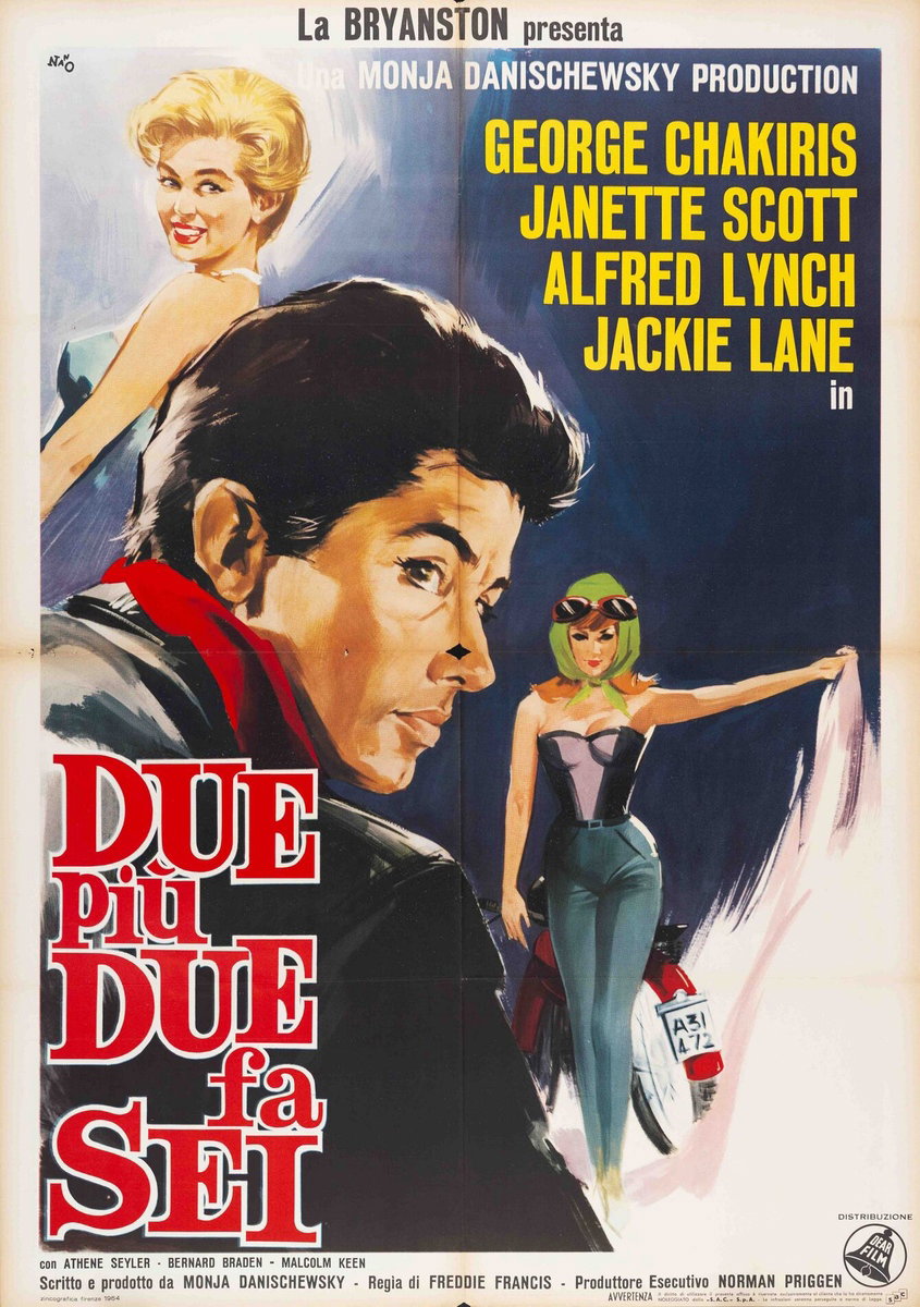 Manifesto 2 per il film Due più due fa sei (1962)
