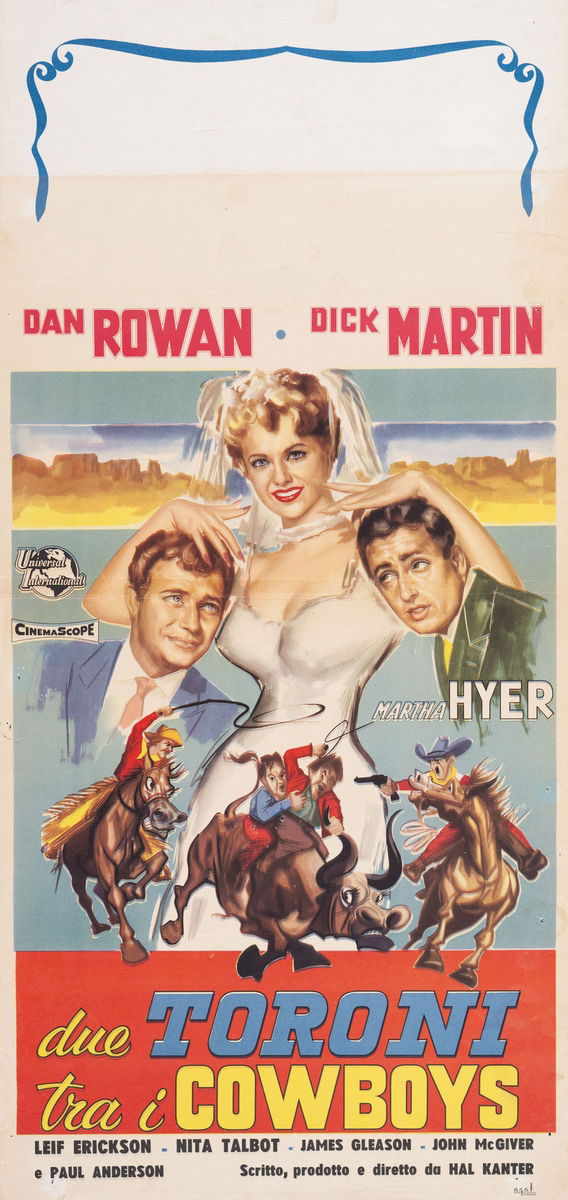 Due toroni tra i cowboy - Lobby Card 1