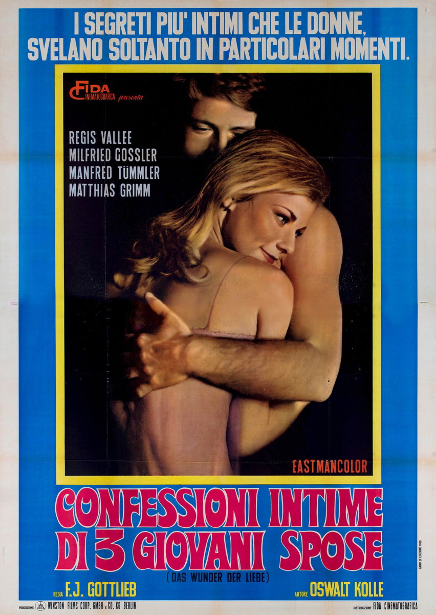 Confessioni intime di 3 giovani spose - Manifesto 1