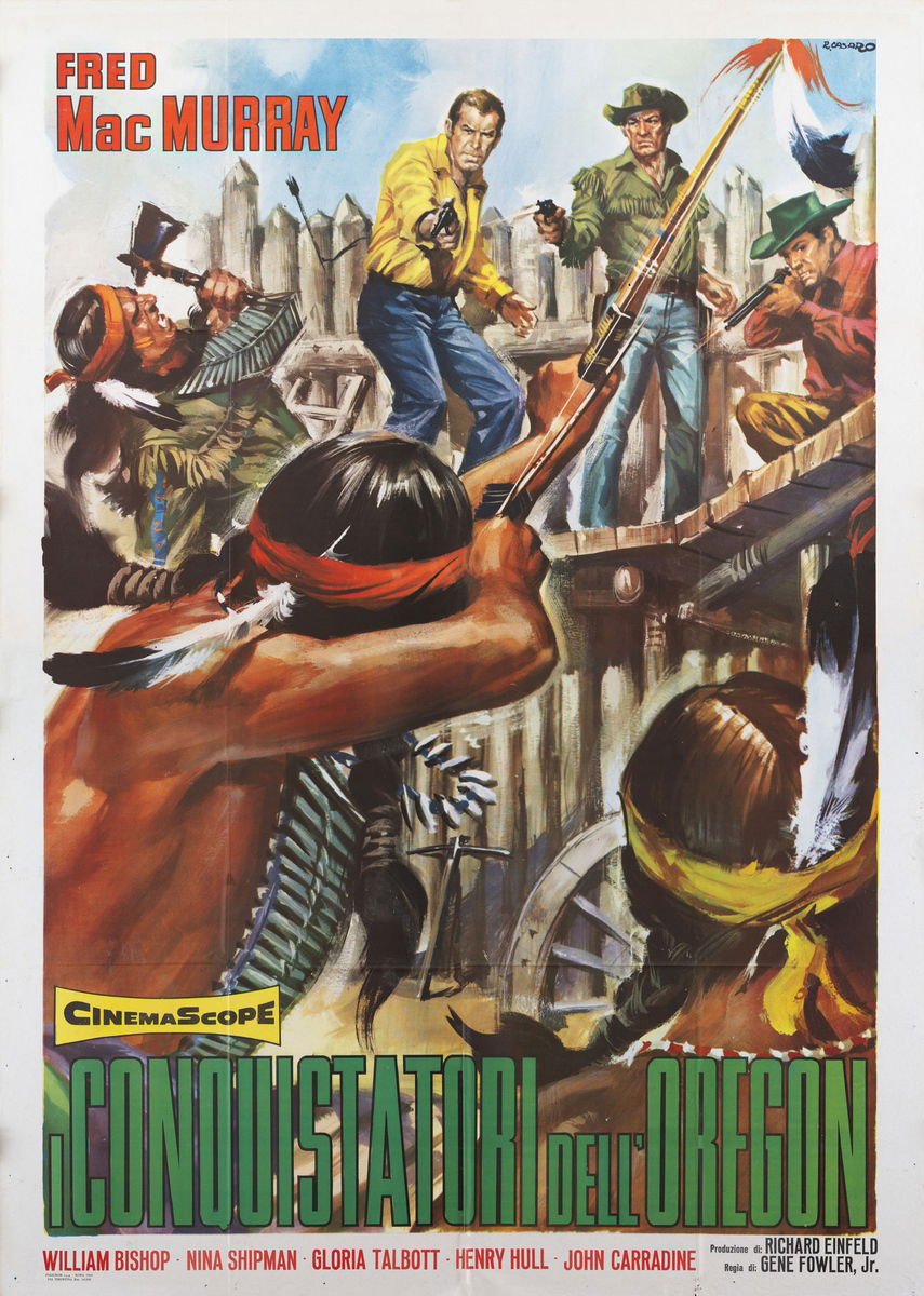 I conquistatori dell'Oregon - Manifesto 1