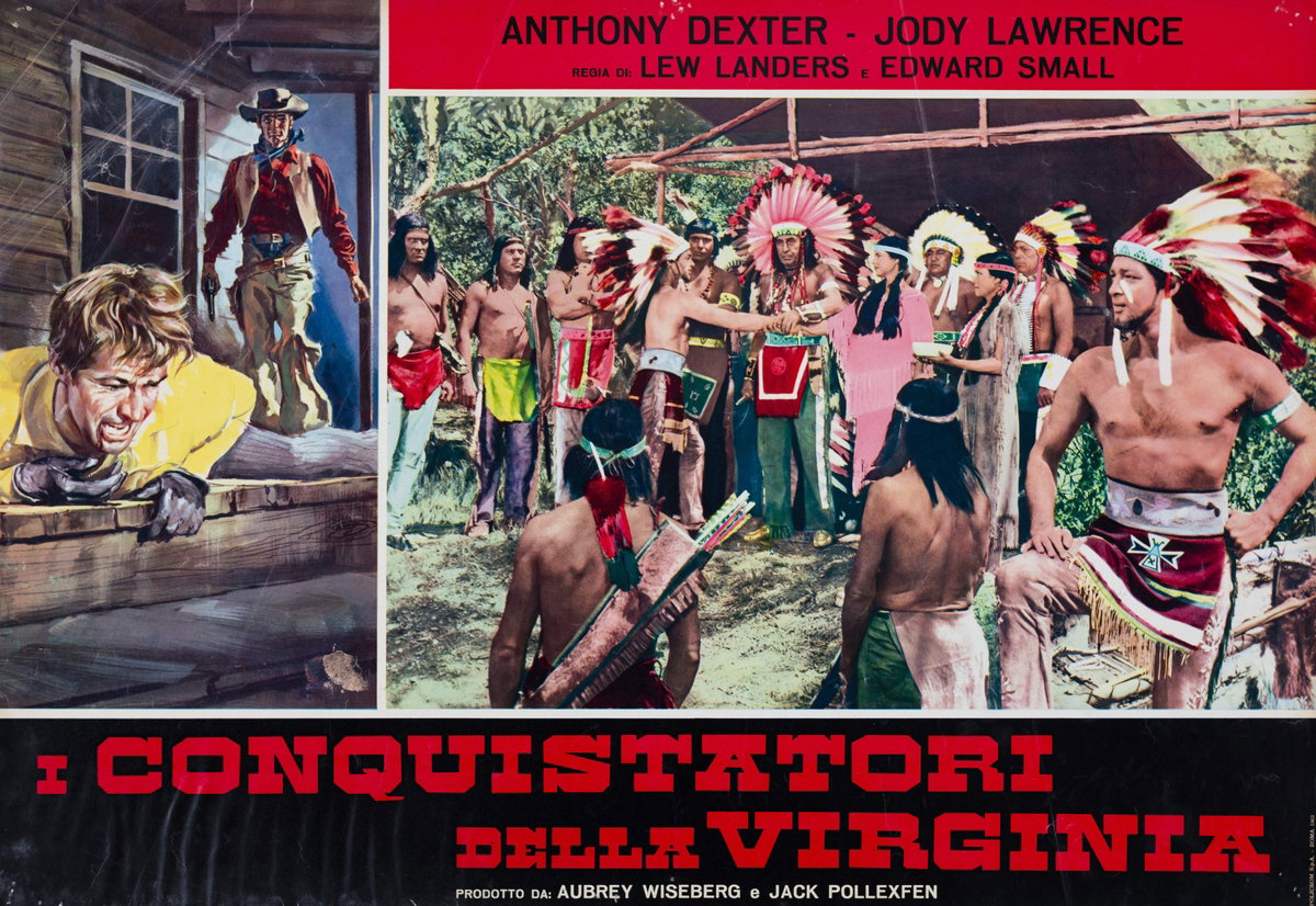 Lobby Card 2 for the film Captain John Smith and Pocahontas (1953)