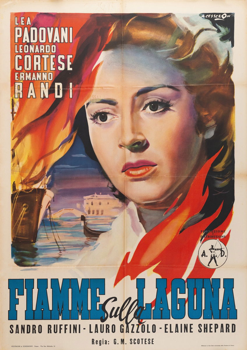 Fiamme sulla laguna - Manifesto 1