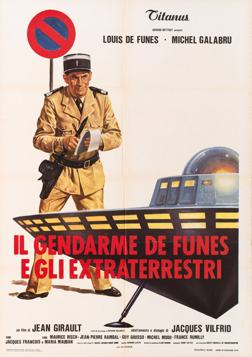 Poster 2 for the film The Gendarme and the Creatures from Outer Space (1979)