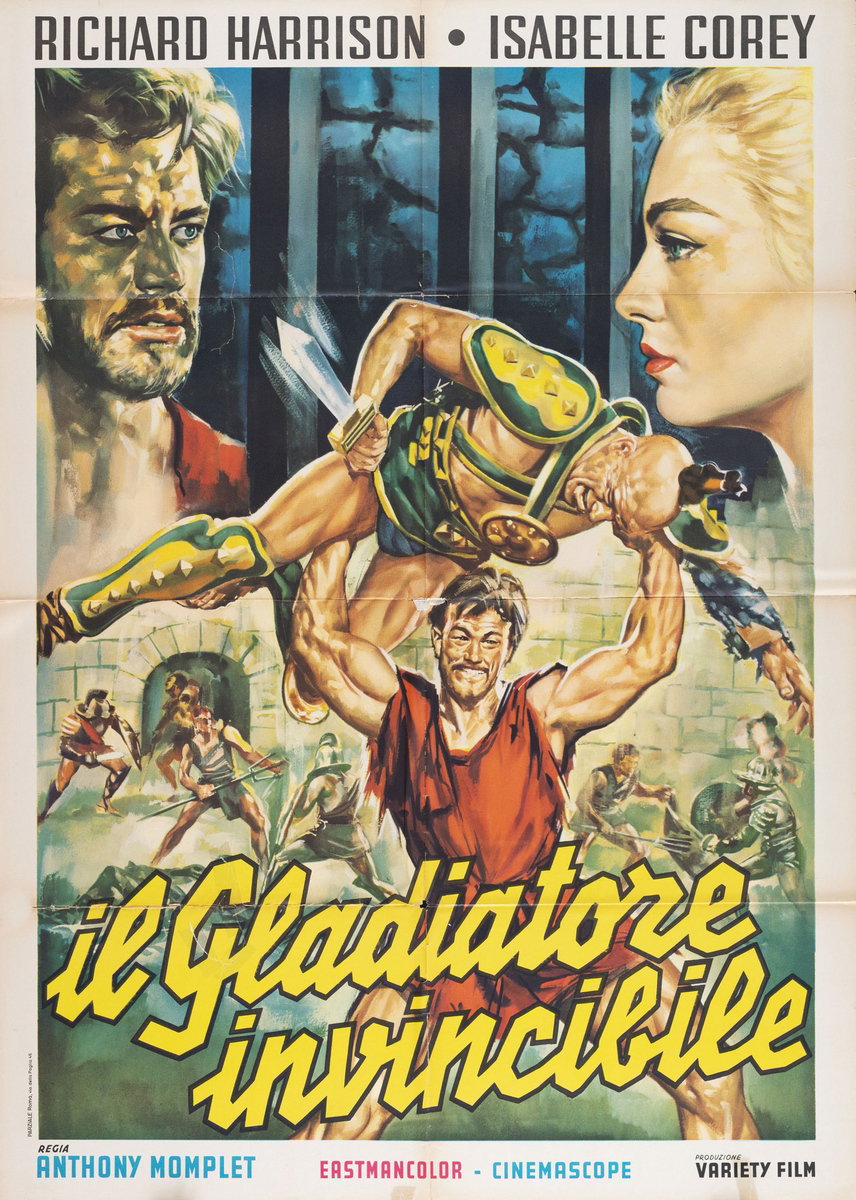 Il gladiatore invincibile - Manifesto 2