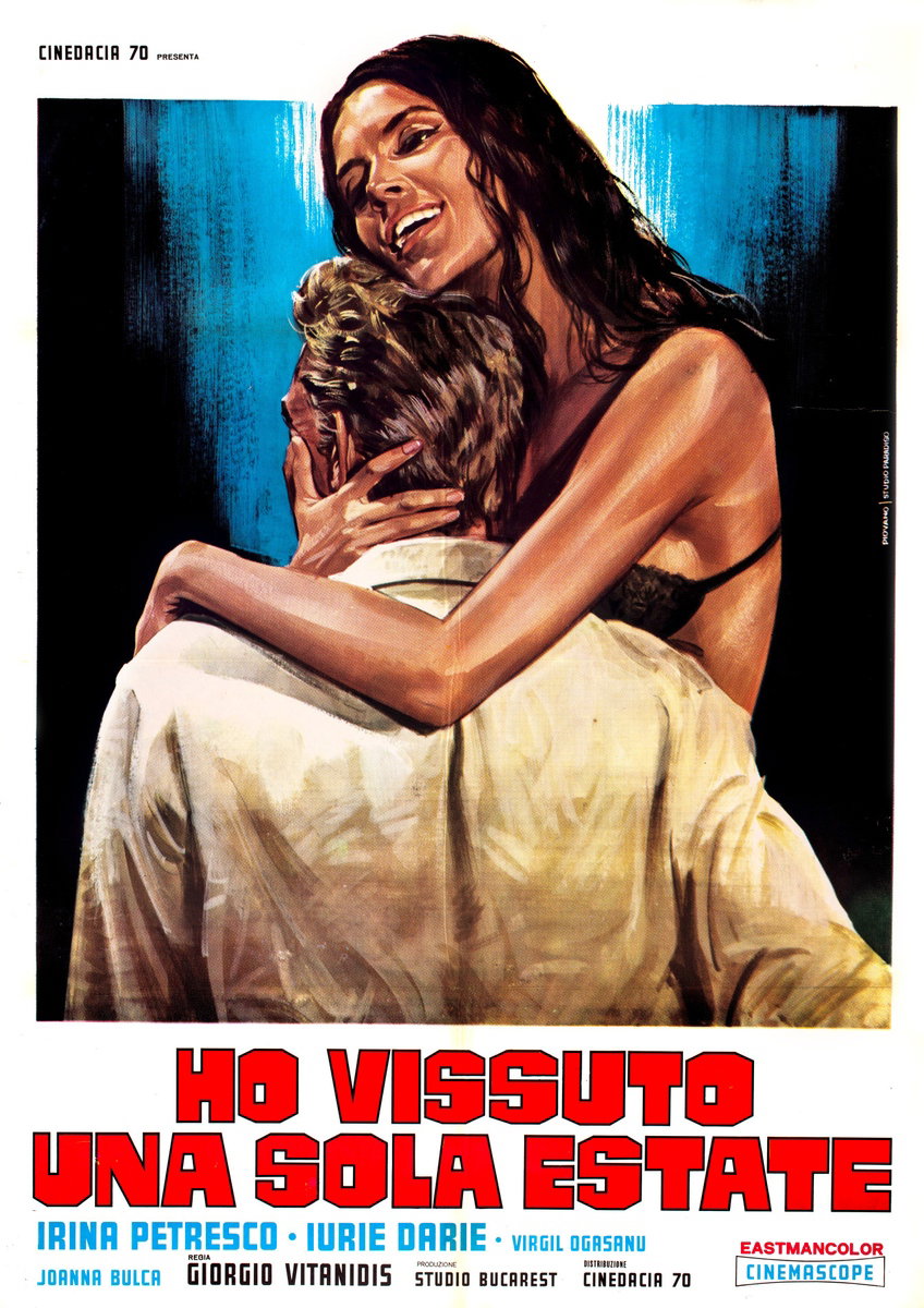 Manifesto 2 per il film Ho vissuto una sola estate (1969), dipinto da Mario Piovano
