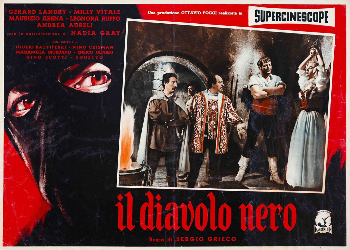 Lobby Card 2 for the film The Black Devil (1957)
