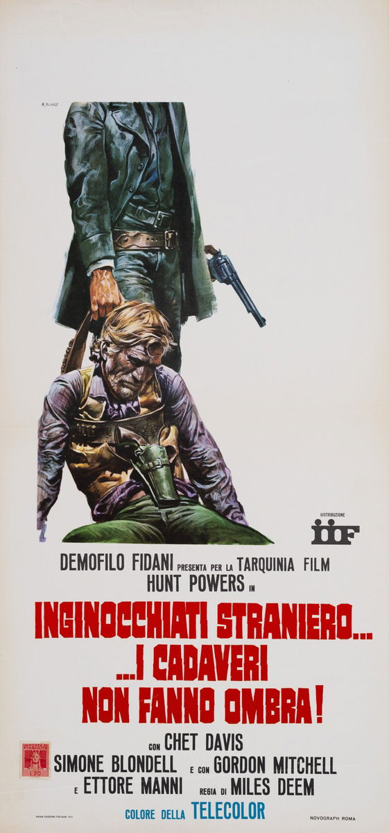 Inginocchiati straniero... i cadaveri non fanno ombra! - Lobby Card 1
