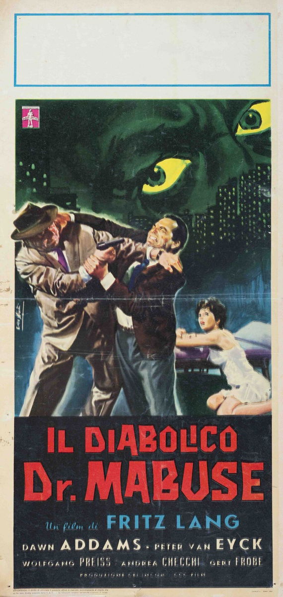 Il diabolico Dr. Mabuse - Locandina 1