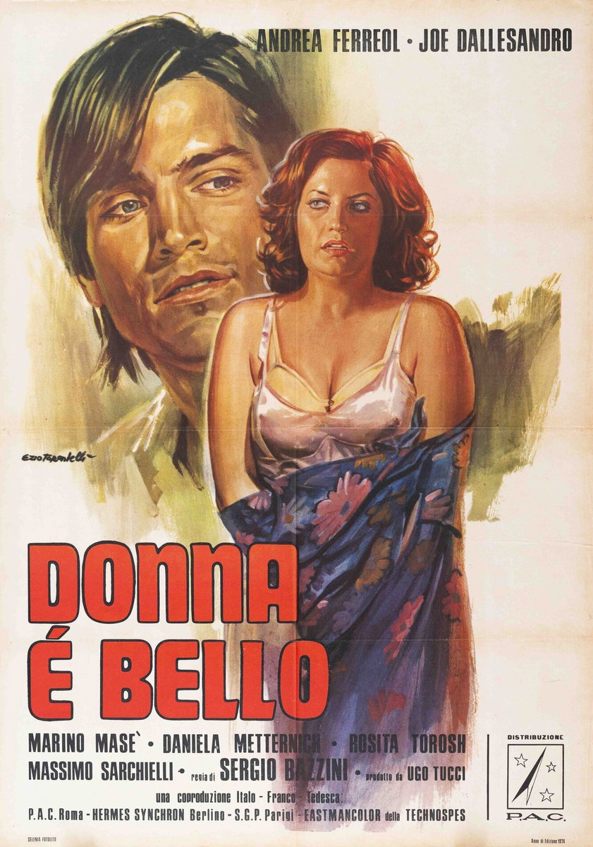 Manifesto 2 per il film Donna è bello (1974)
