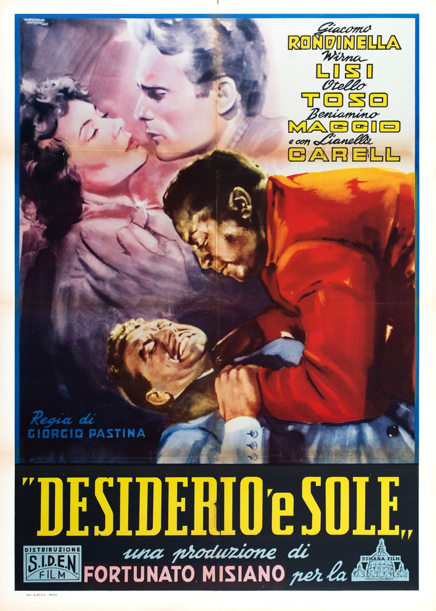 Desiderio 'e sole - Manifesto 1