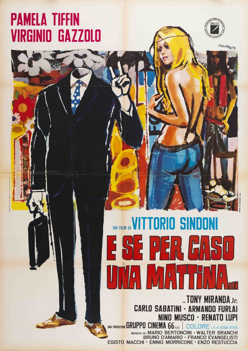 Manifesto 2 per il film E se per caso una mattina... (1972), dipinto da Acerbo Manfredo