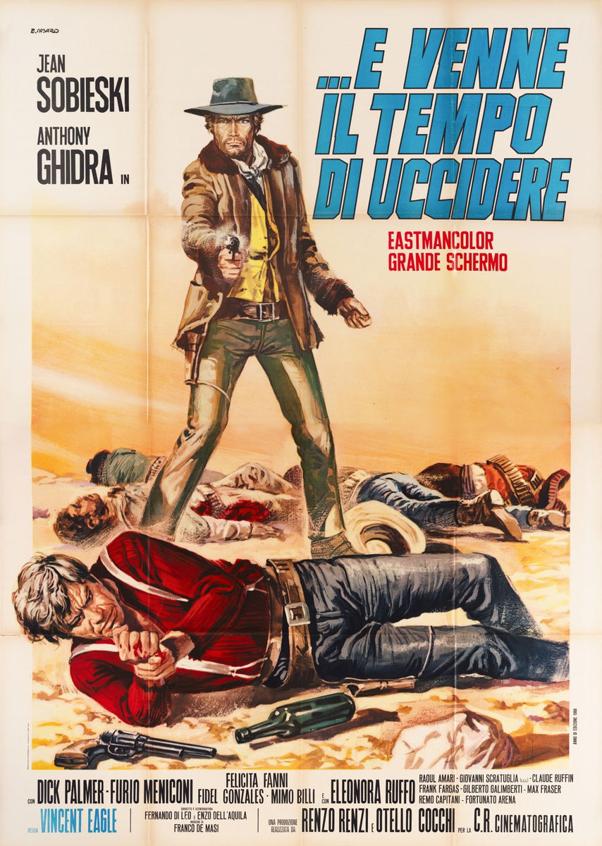 e venne il tempo di uccidere - Manifesto 1