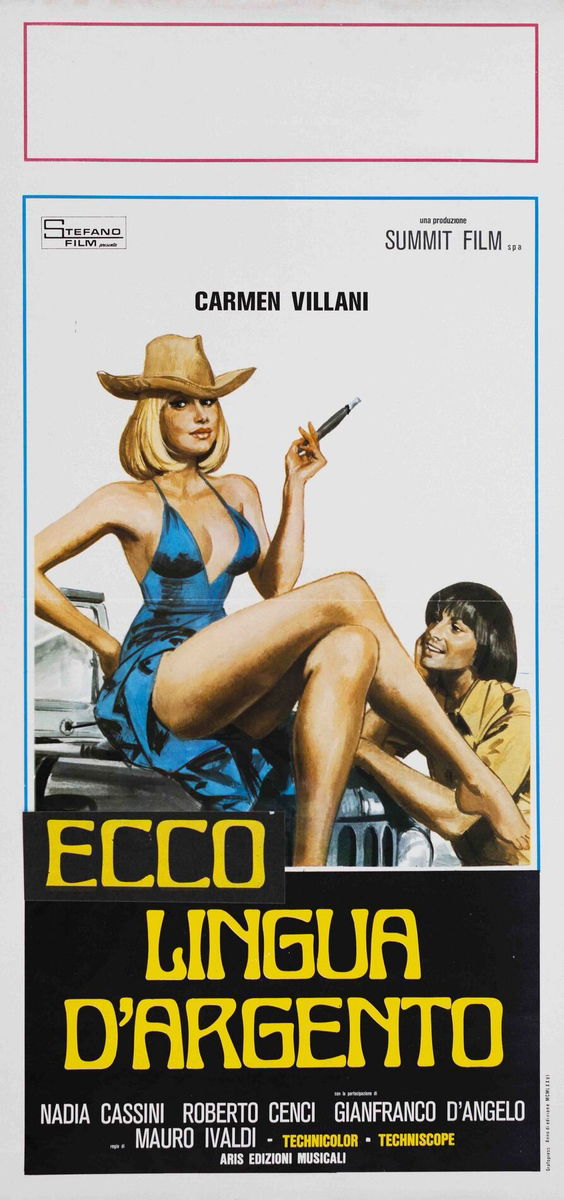 Emanuelle's Silver Tongue - Lobby Card 1