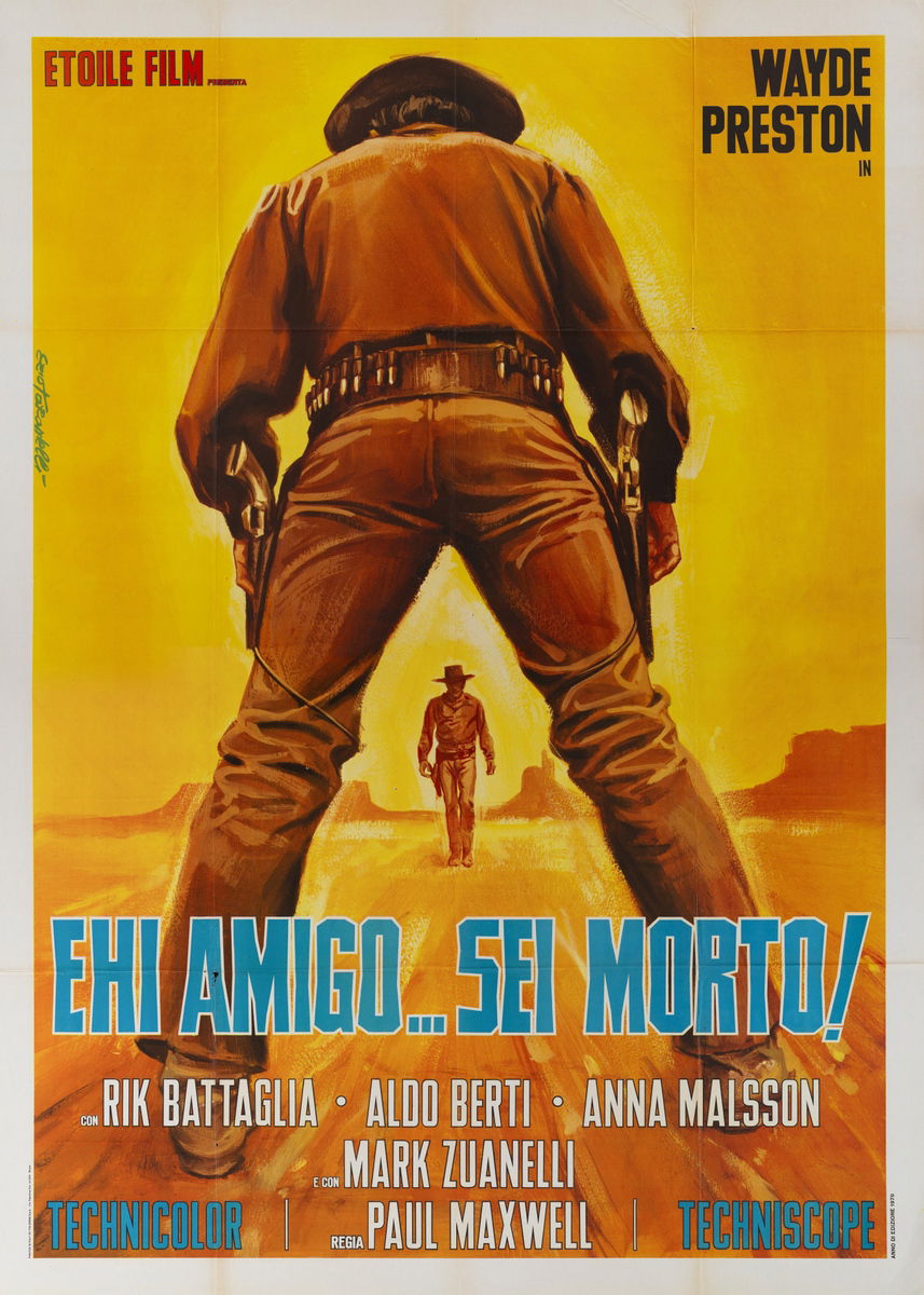 Ehi amigo... sei morto! - Manifesto 1