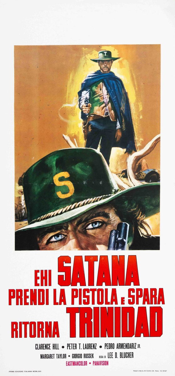 Ehi Satana! Prendi la pistola e spara ritorna Trinidad - Locandina 1