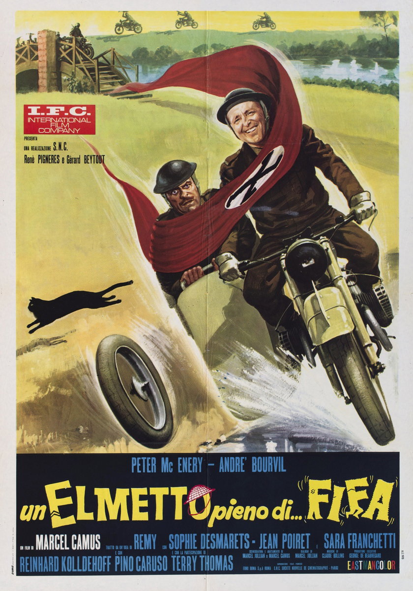 Manifesto 2 per il film Un elmetto pieno di... fifa (1970)