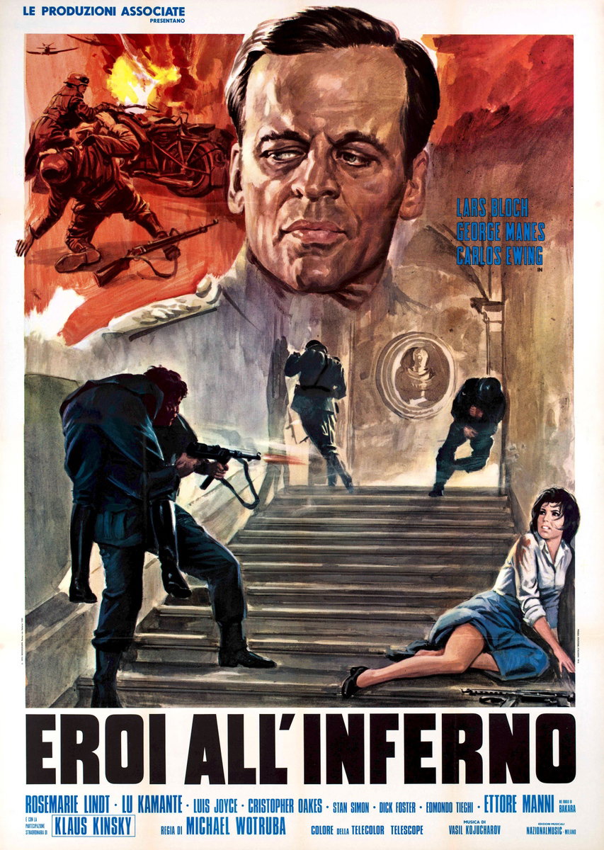 Manifesto 2 per il film Eroi all'inferno (1974)