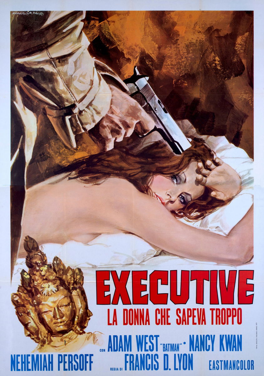 Executive - La donna che sapeva troppo - Manifesto 1