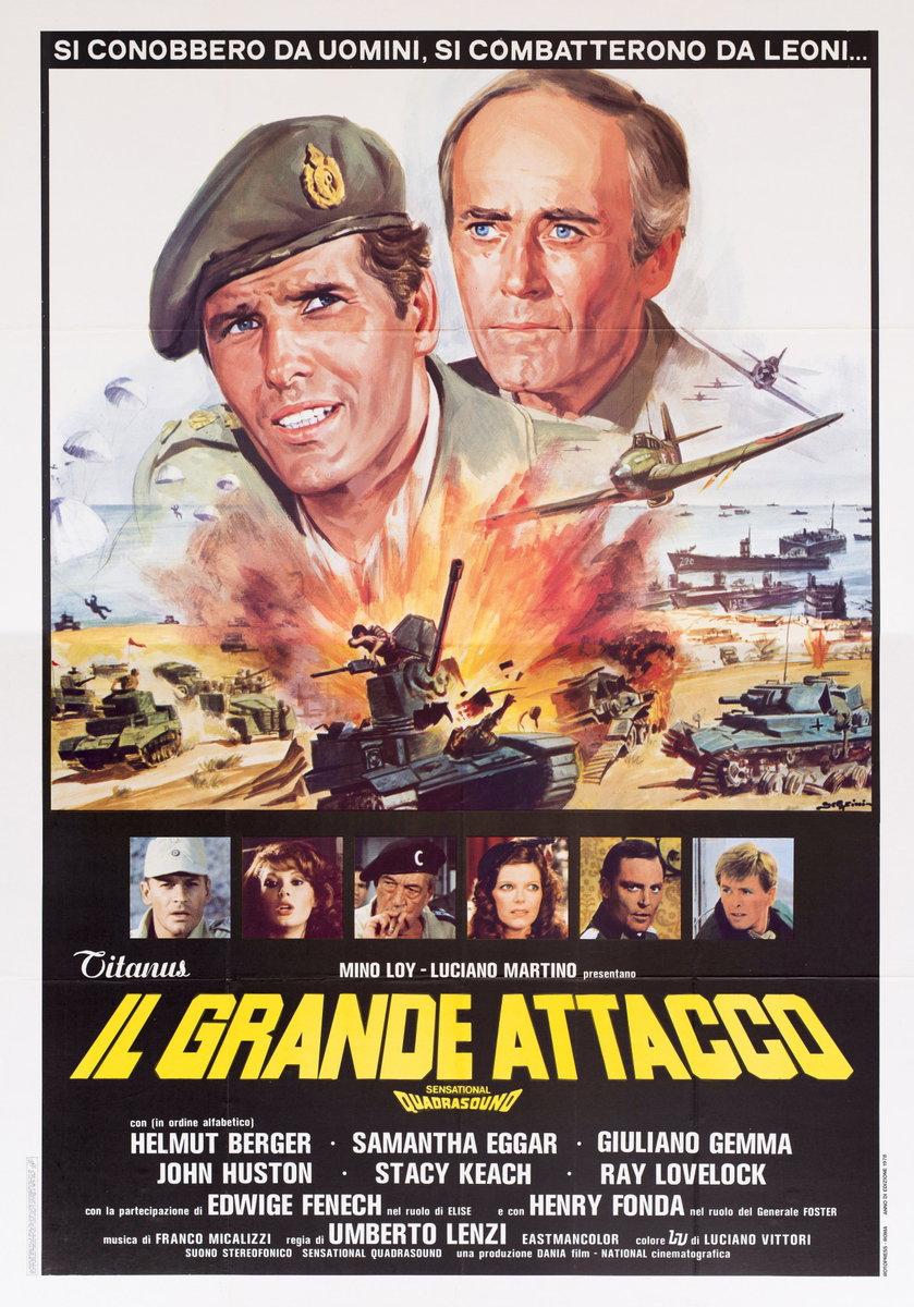 Poster 2 for the film The Biggest Battle (1978), painted by Adelchi Serafini