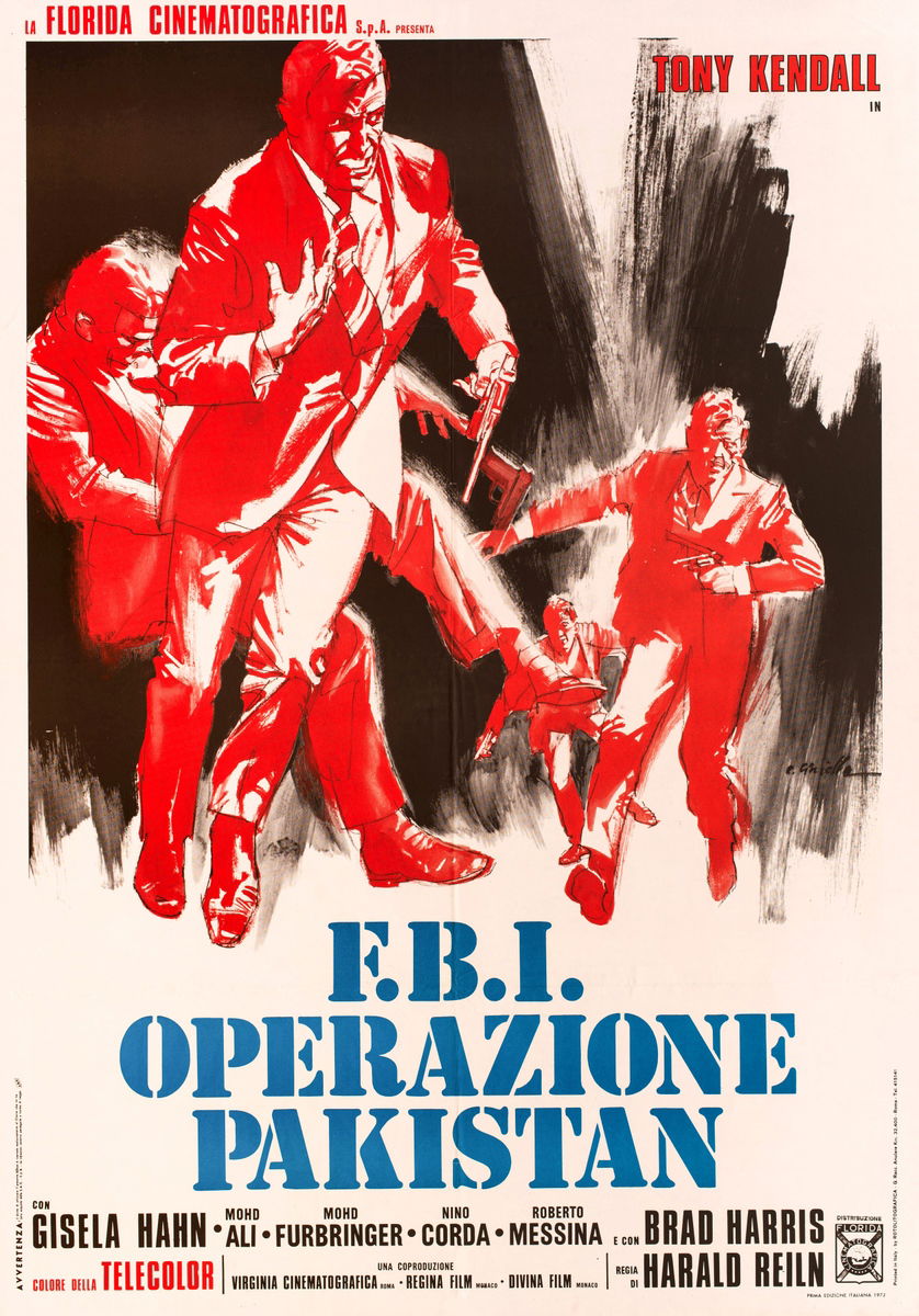 F.B.I. operazione Pakistan - Manifesto 1