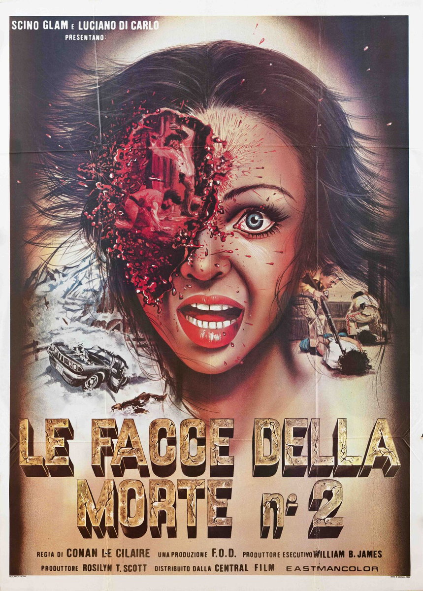 Manifesto 2 per il film Le facce della morte 2 (1983)