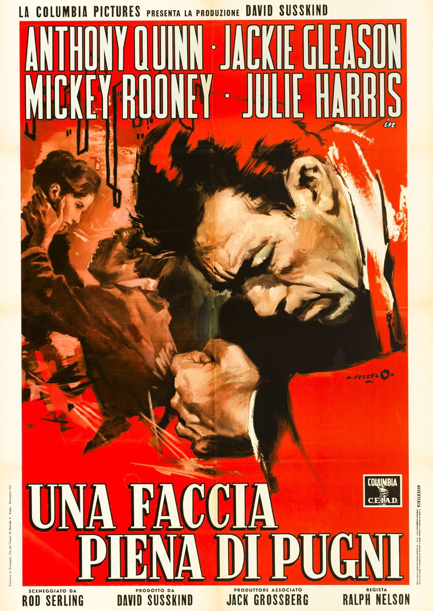 Una faccia piena di pugni - Manifesto 1