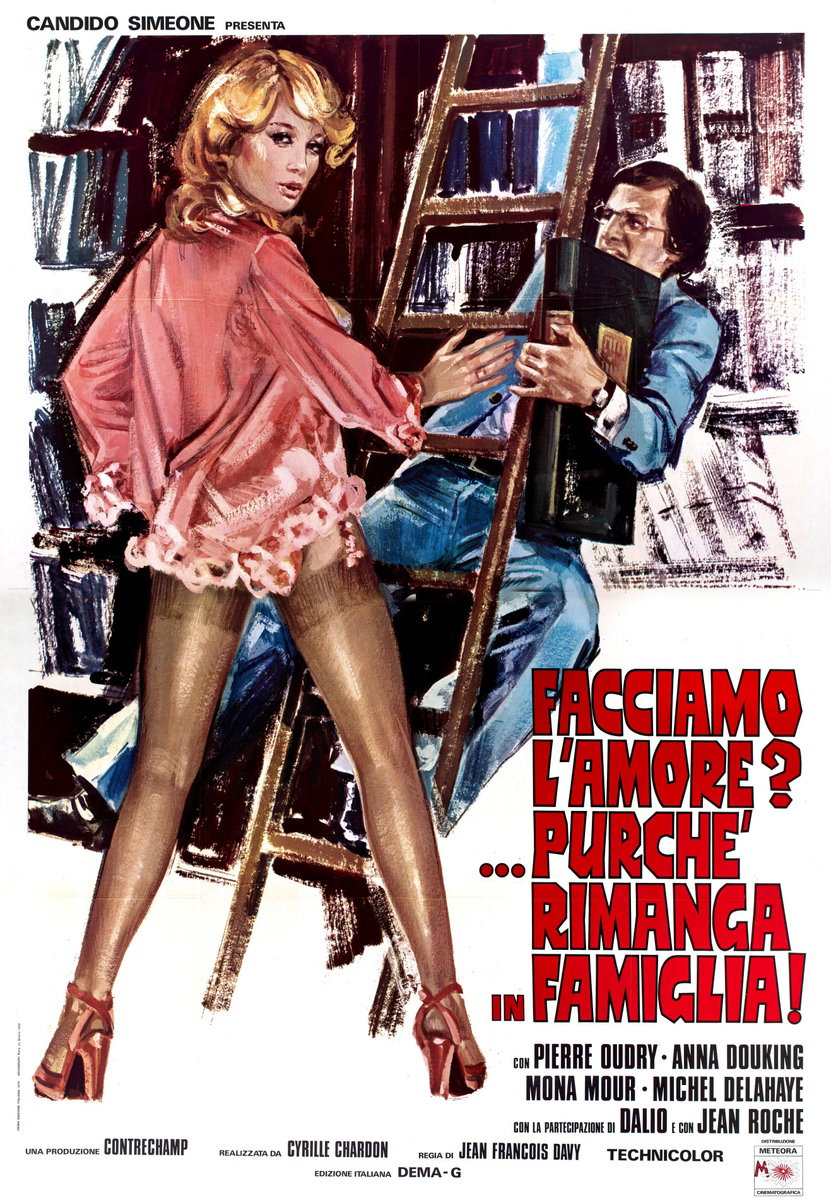 Manifesto 2 per il film Facciamo l'amore? ...purchè rimanga in famiglia! - rimanga tra noi (1975)
