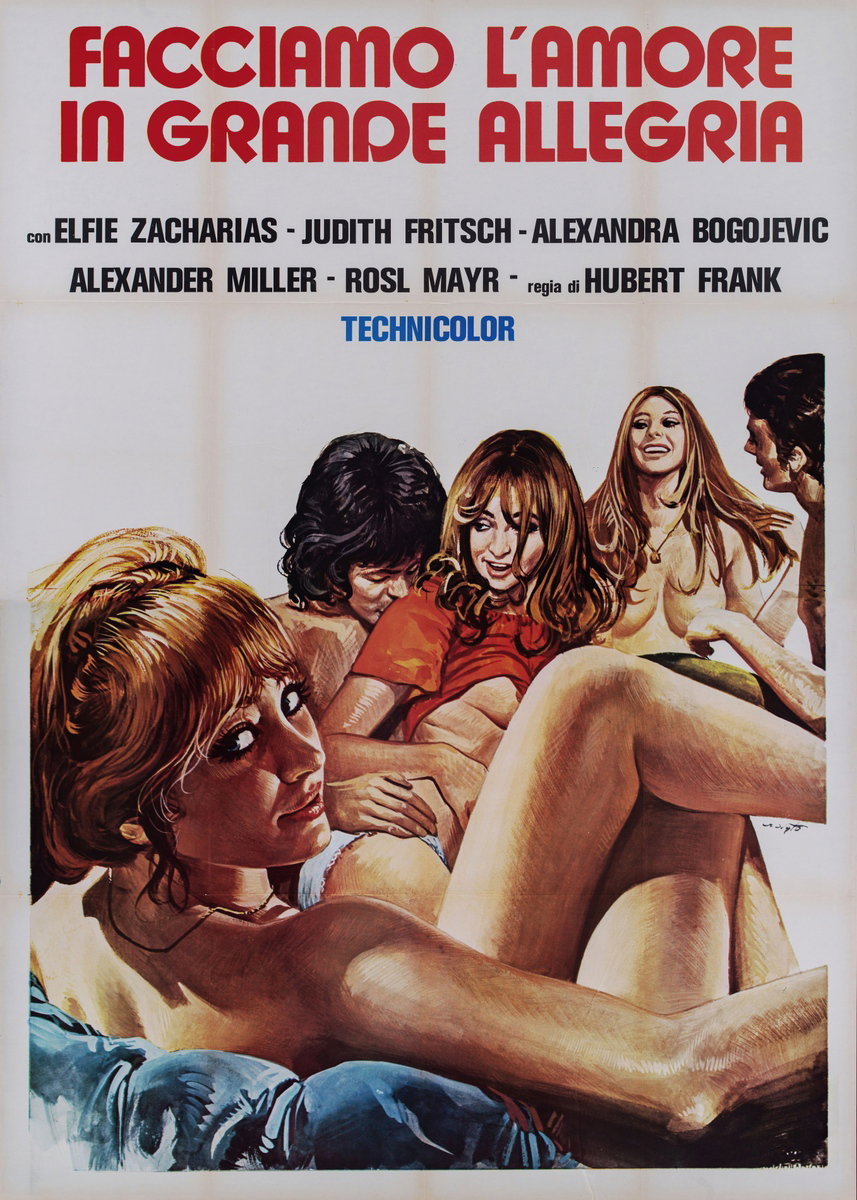 Poster 2 for the film Has Anybody Seen My Pants? (1975), painted by Luciano Crovato