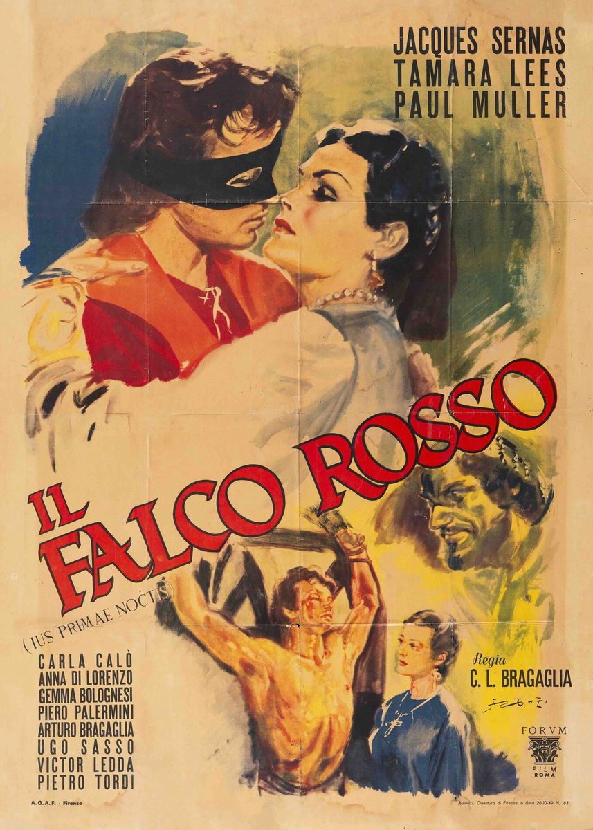 Il falco rosso - Manifesto 1