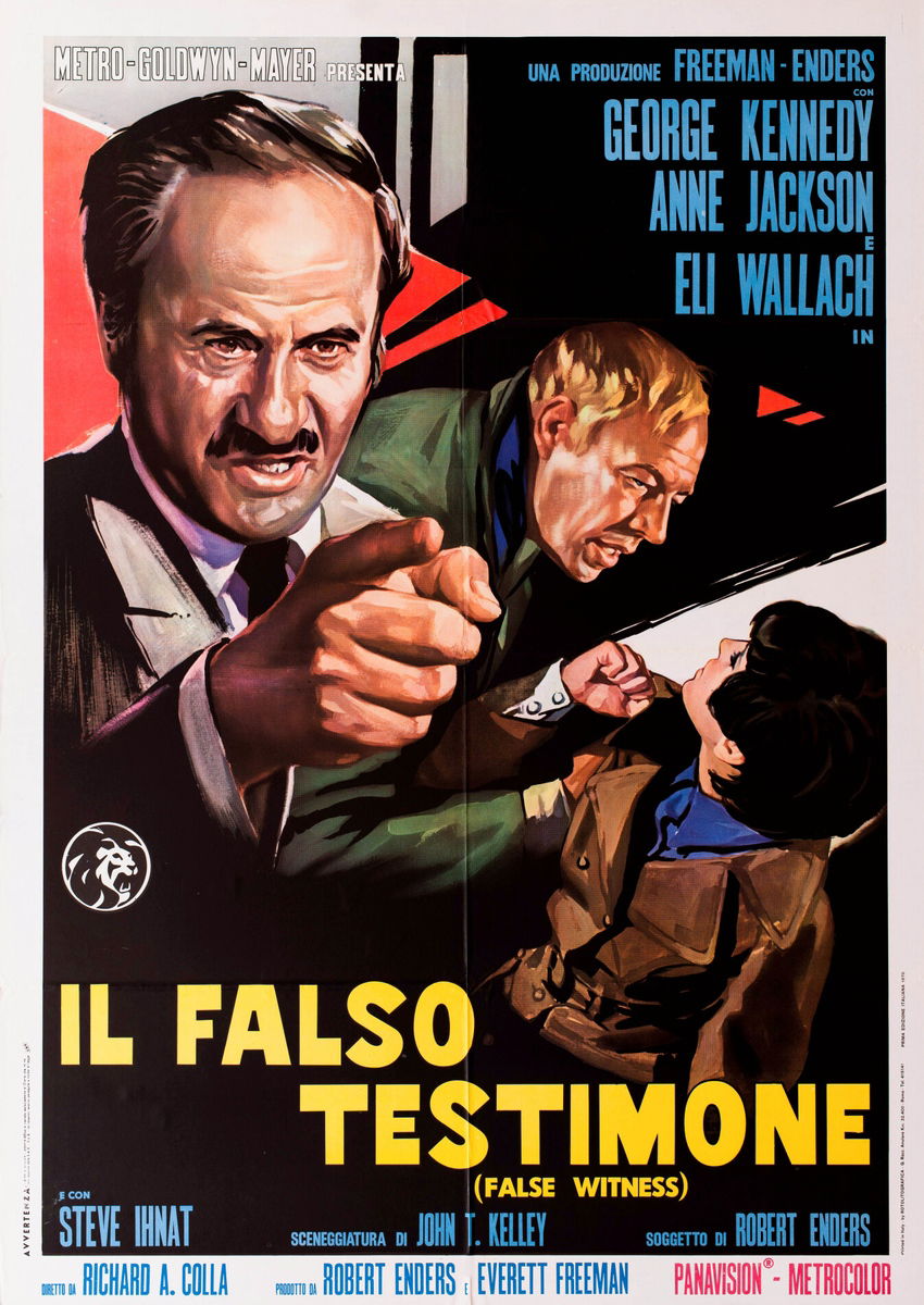 Il falso testimone - Manifesto 1