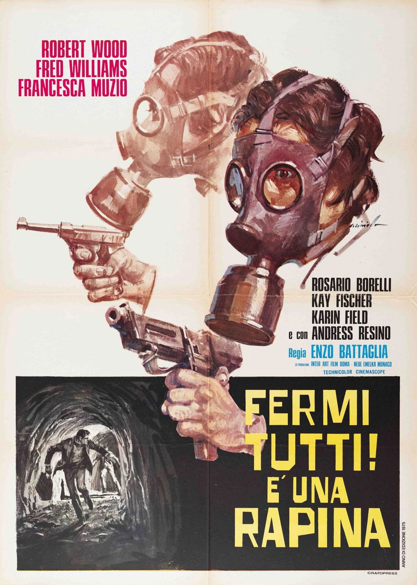 Fermi tutti! é una rapina - Manifesto 1