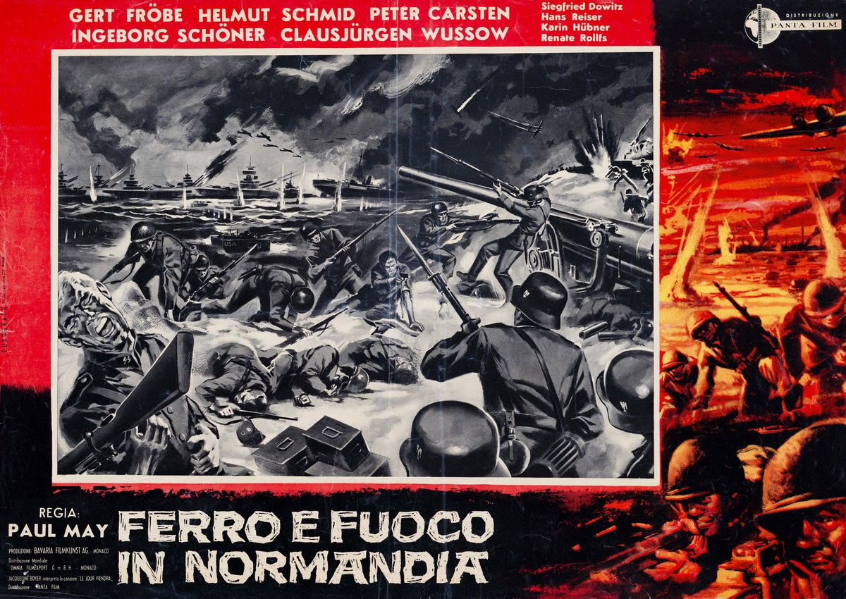 Ferro e fuoco in Normandia - Fotobusta 1