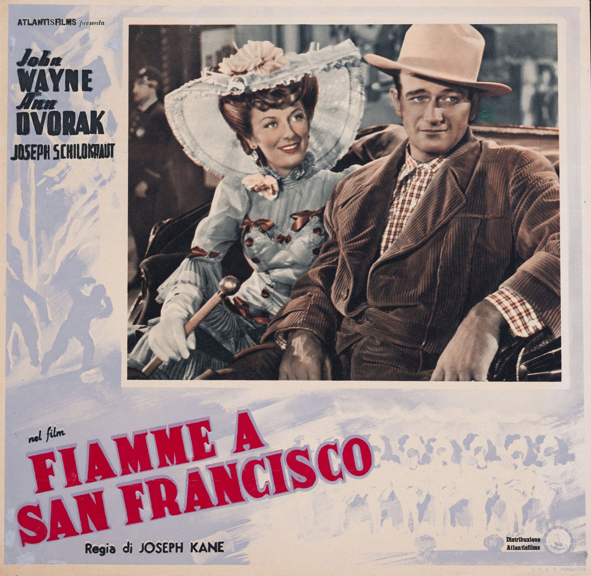 Lobby Card 3 for the film Flame of Barbary Coast - Fiamme sulle coste dei barbari (1945)