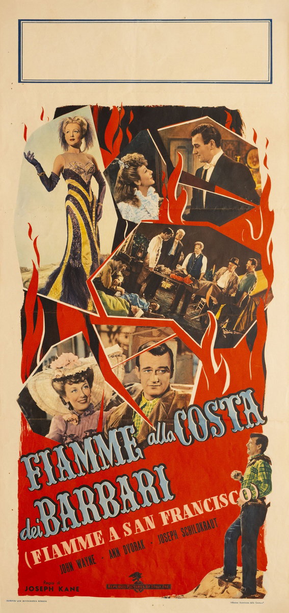 Locandina 2 for the film Flame of Barbary Coast - Fiamme sulle coste dei barbari (1945)
