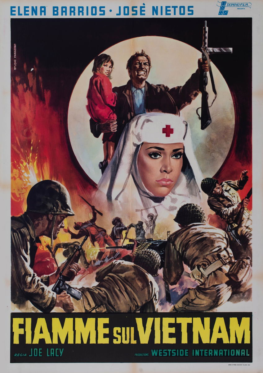 Fiamme sul Vietnam - Manifesto 1