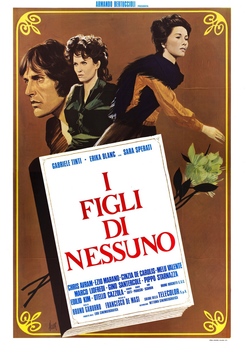 Poster 2 for the film Nobody's Children (1974), painted by Giovanni Alessandri (Aller)