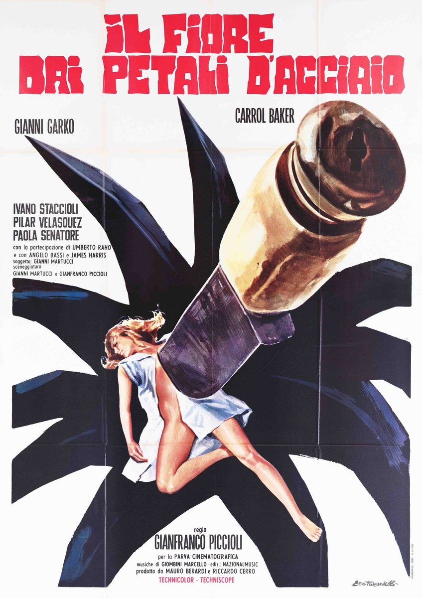 Poster 2 for the film The Flower with Petals of Steel (1973)