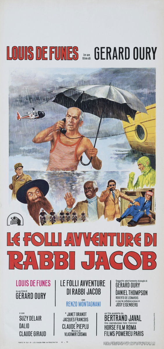 Le folli avventure di Rabbi Jacob - Locandina 1