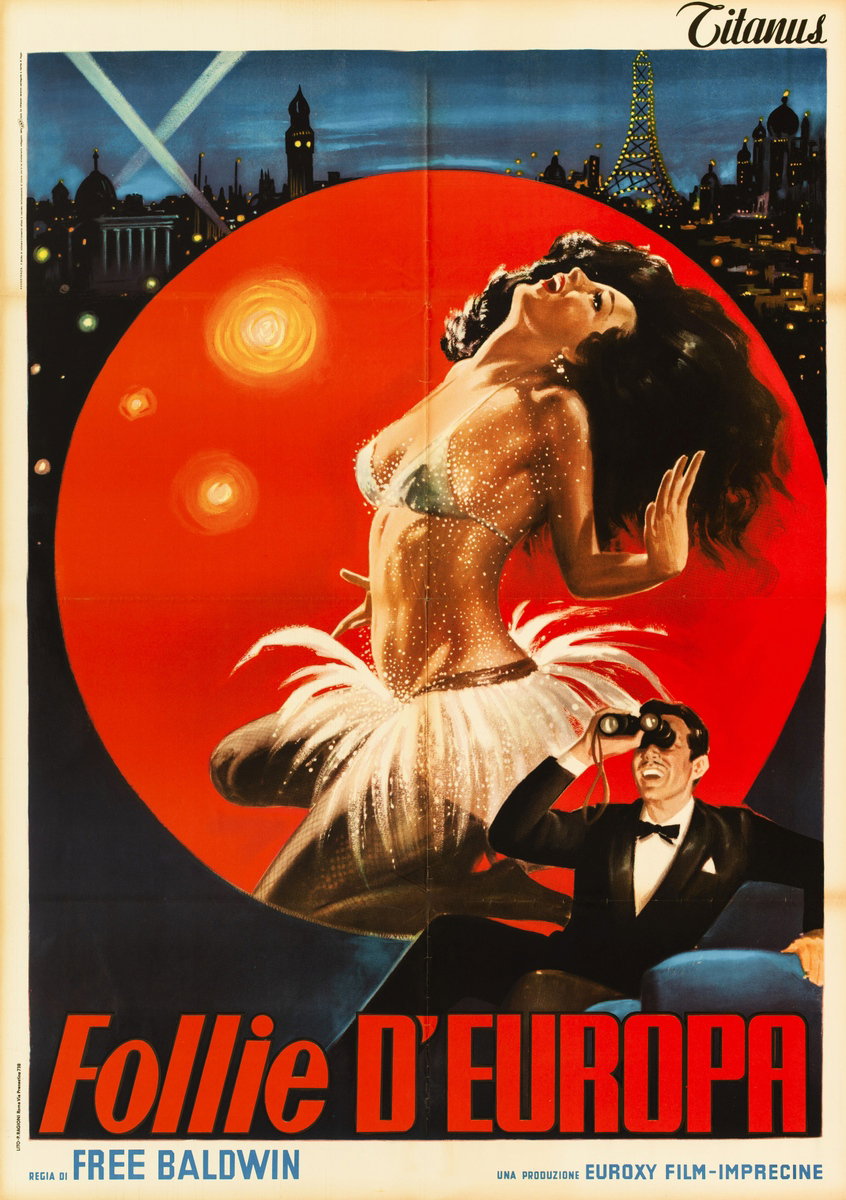 Manifesto 2 per il film Follie d'Europa (1964)