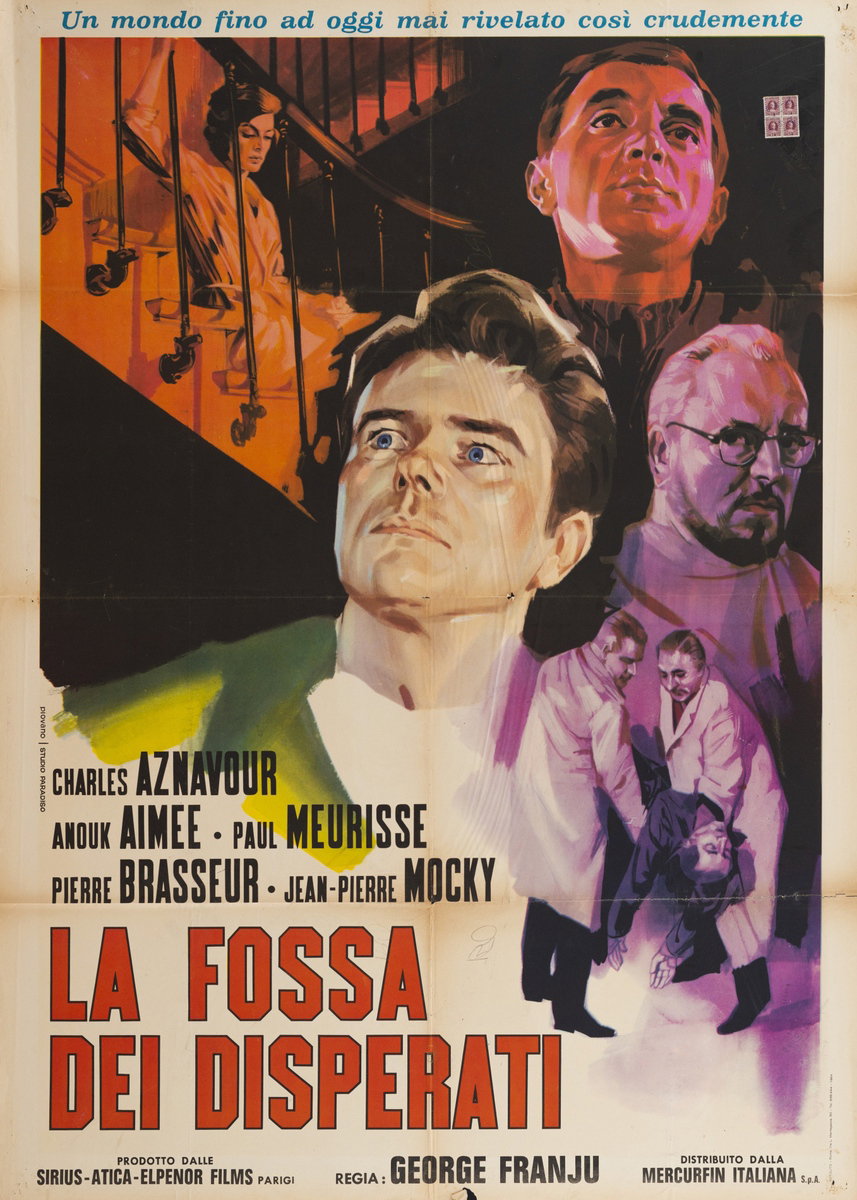 Manifesto 2 per il film La fossa dei disperati (1959), dipinto da Mario Piovano