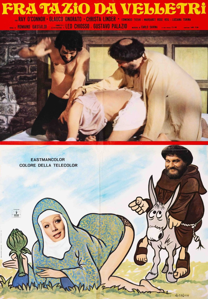 Manifesto 3 per il film Fra' Tazio da Velletri (1973)